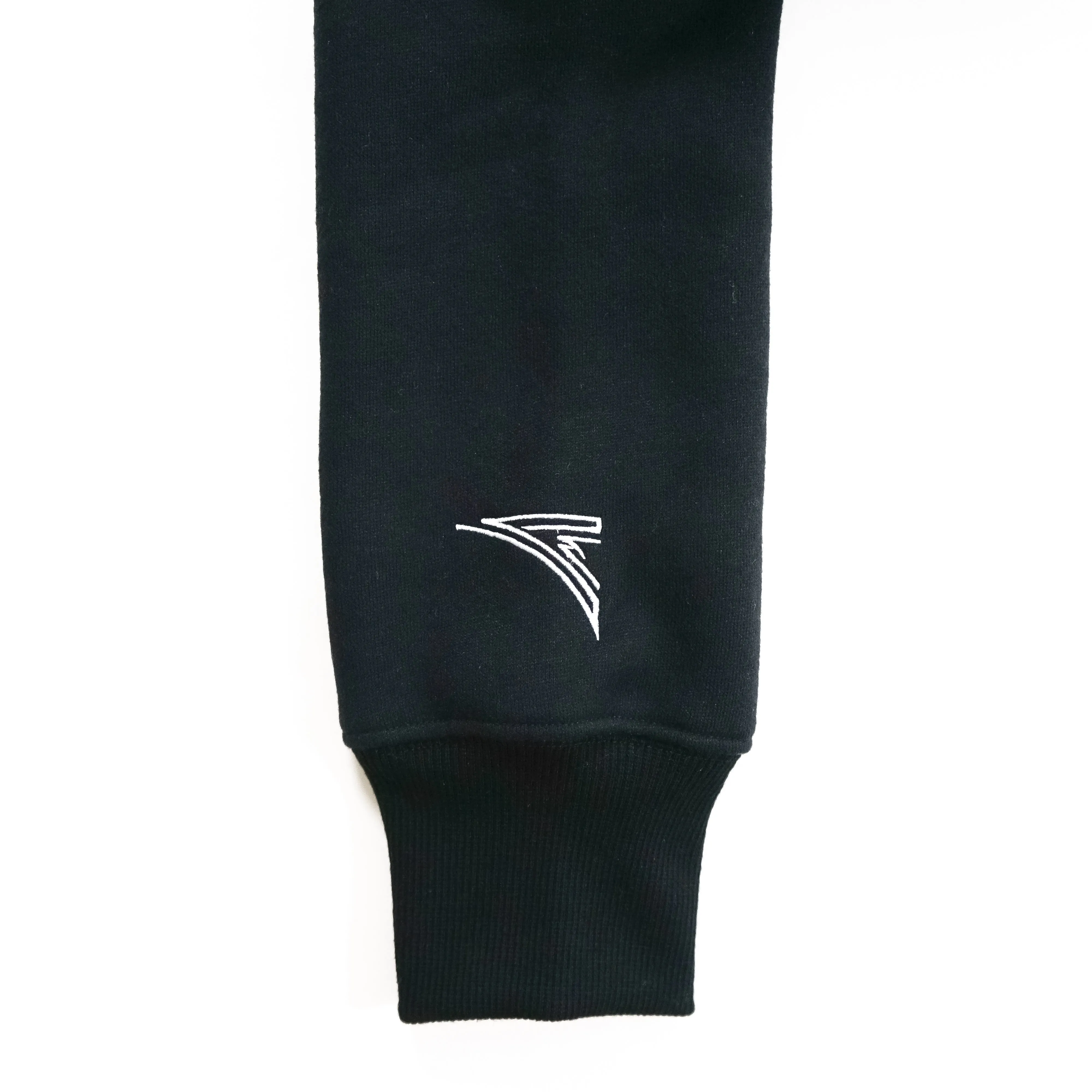 01-CROP HOODIE | BLACK