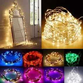 2/3/4/5/10M LED String Lights for Xmas Christmas Tree Garland Outdoor Party Wedding Decoration