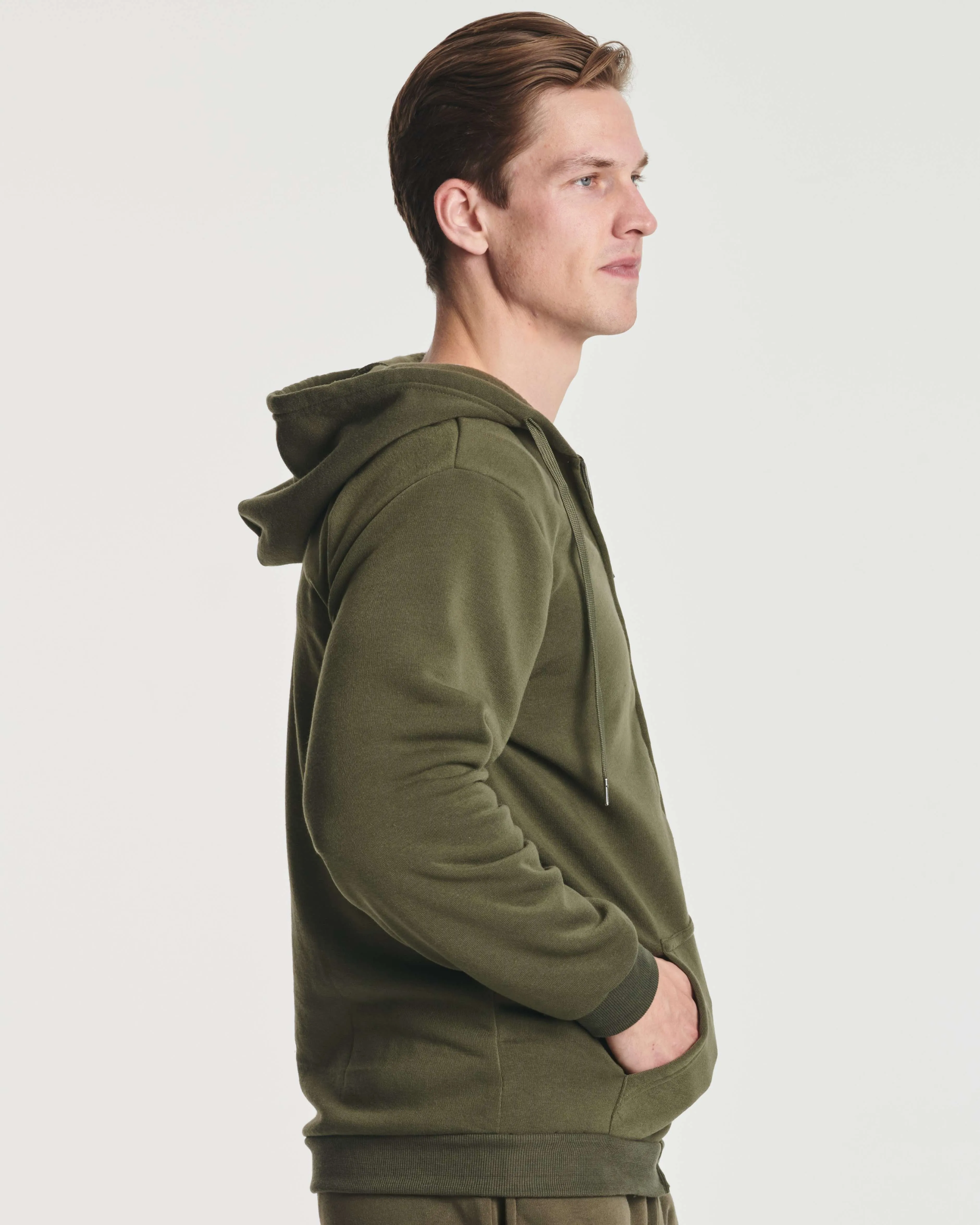 3 Pack: Mens Fleece Full Zip Hoodie Jacket