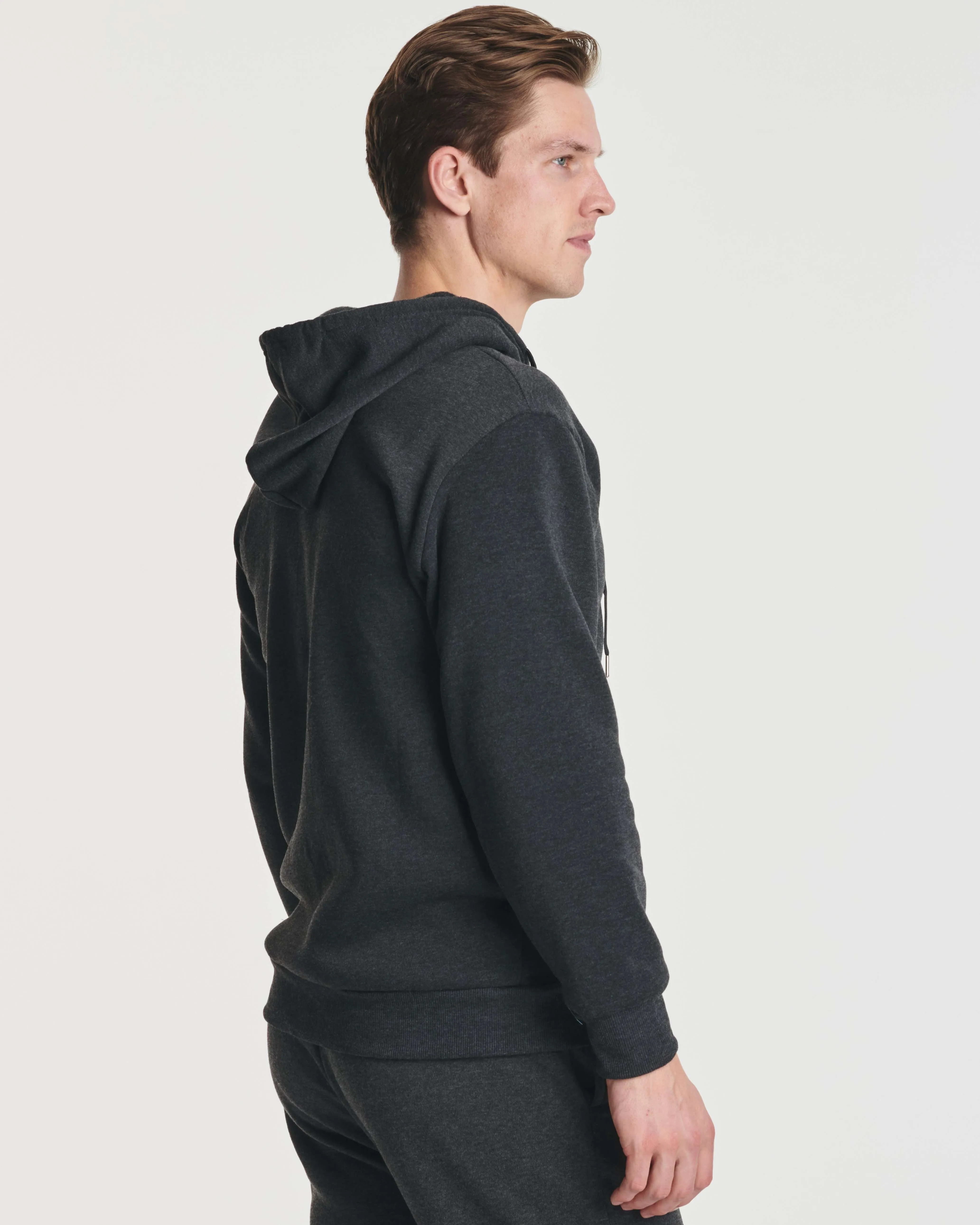 3 Pack: Mens Fleece Full Zip Hoodie Jacket