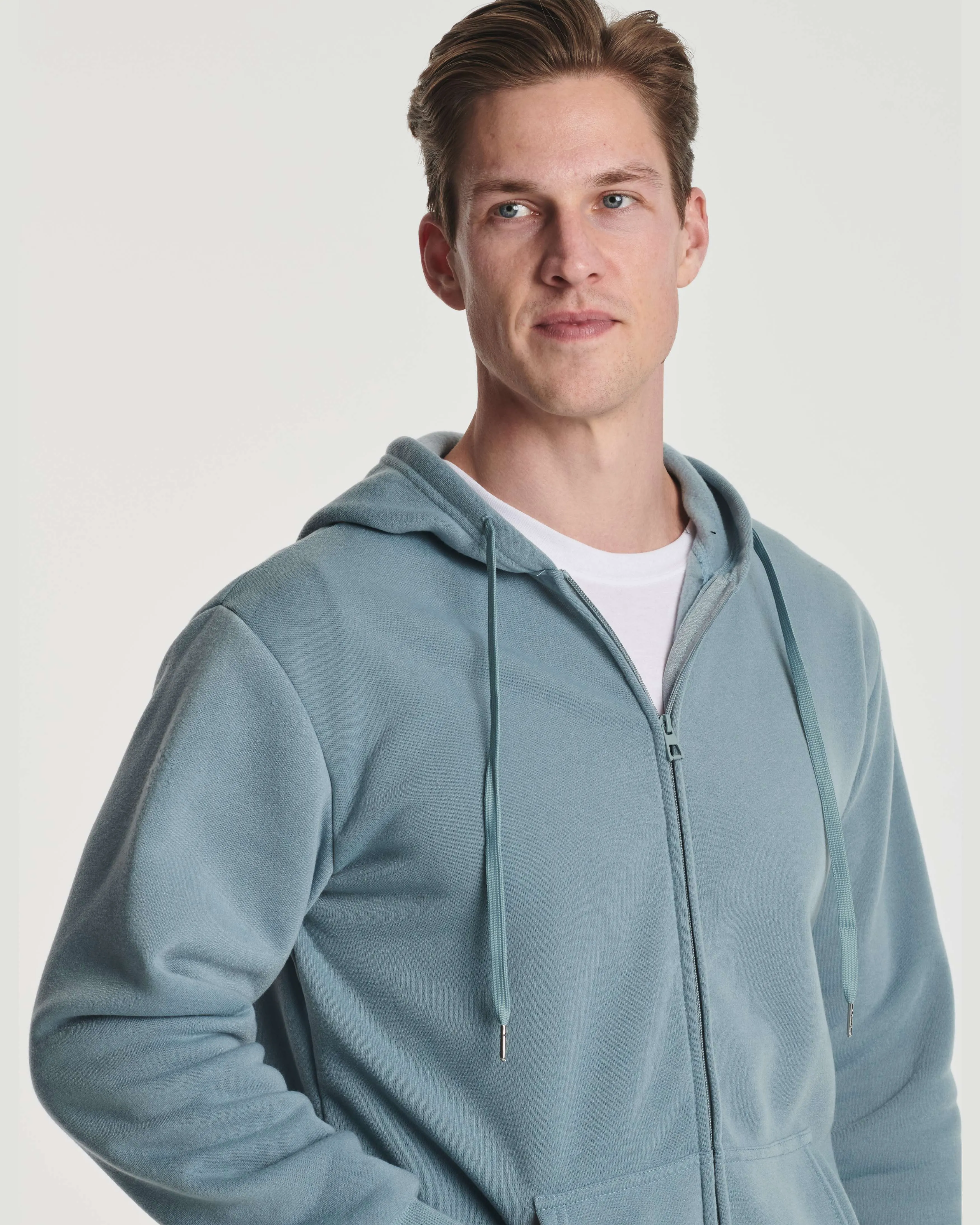 3 Pack: Mens Fleece Full Zip Hoodie Jacket