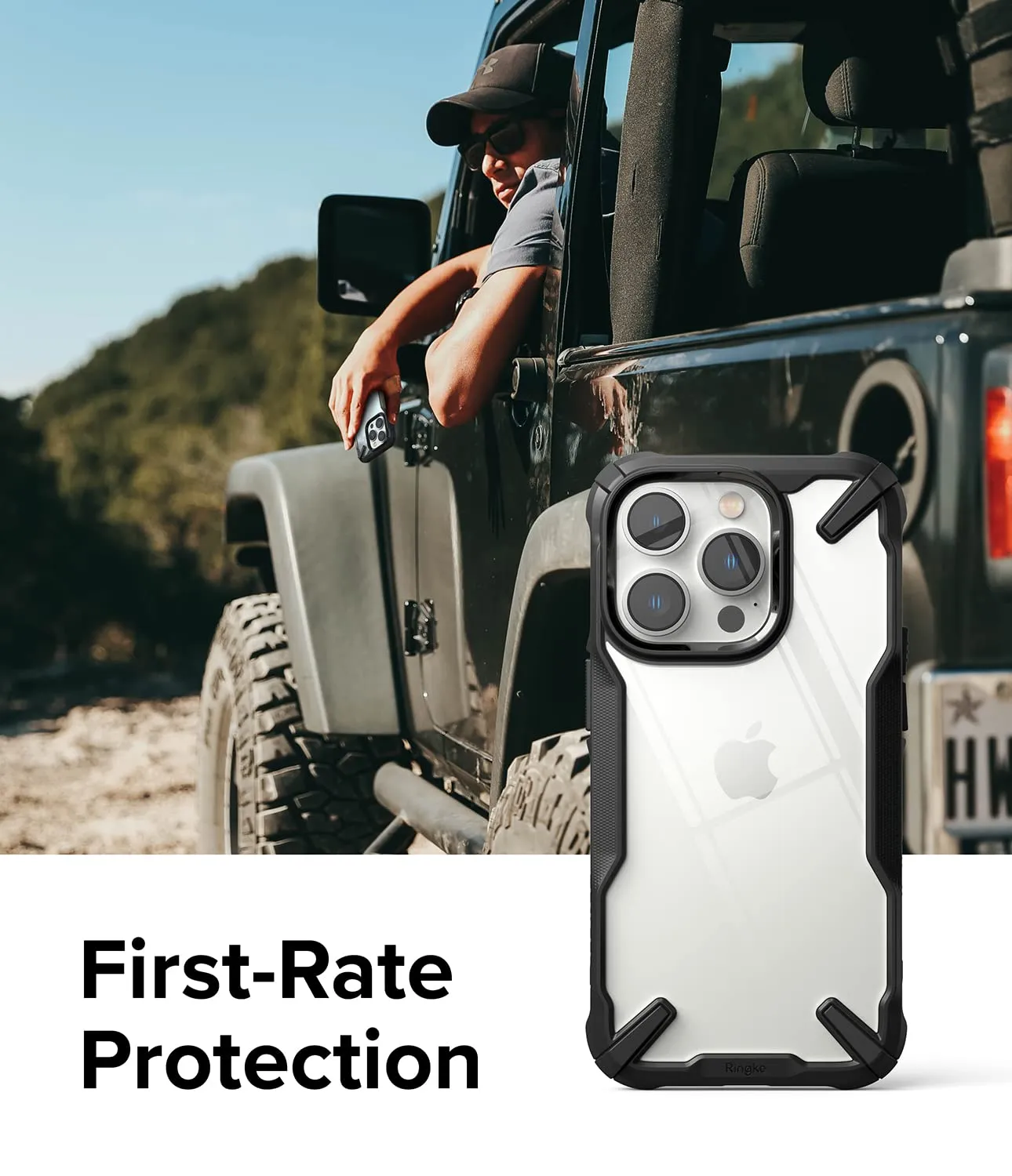 Apple iPhone 14 Pro Back Cover Case | Fusion X - Black