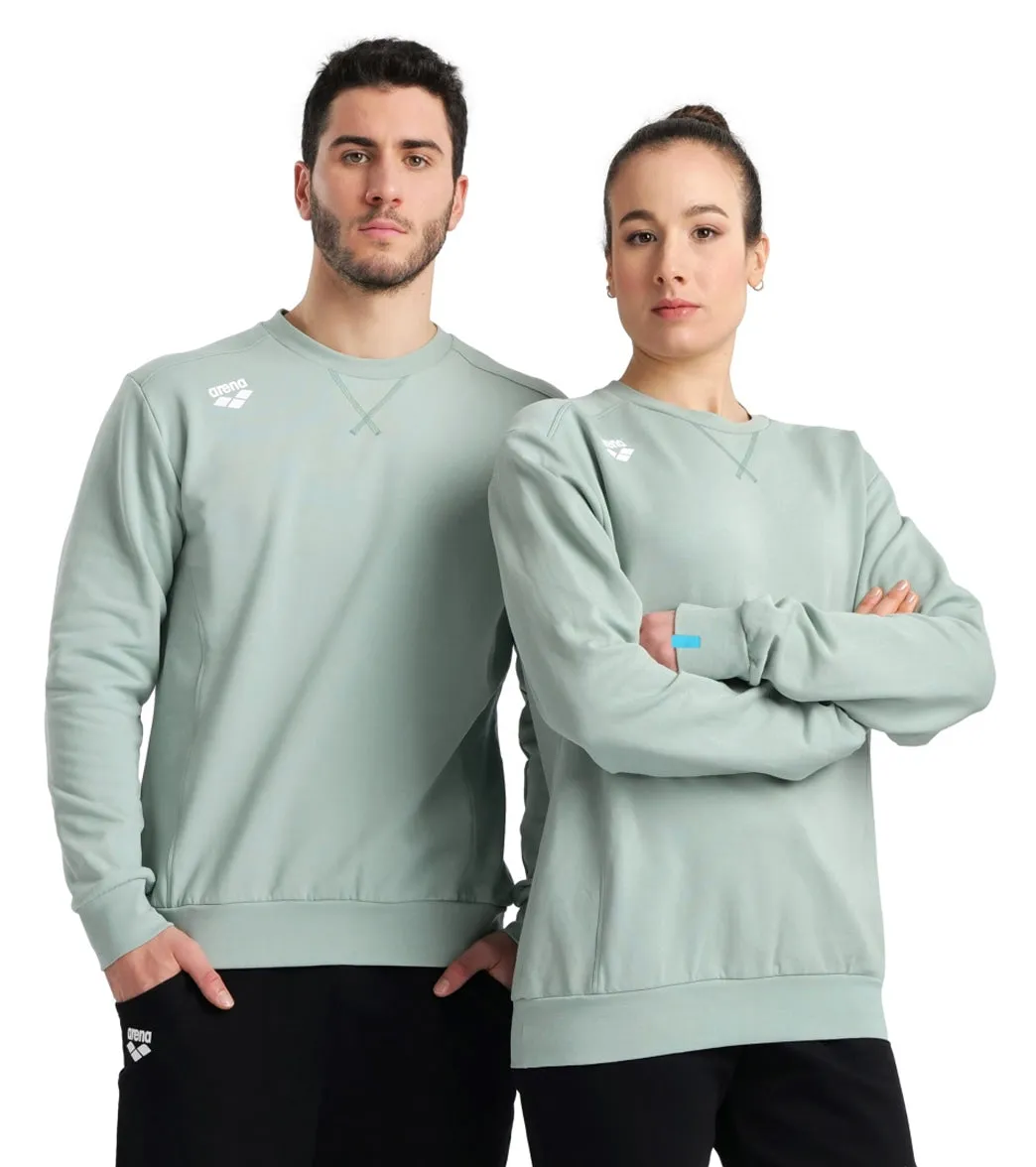 Arena Unisex Solid Crewneck Sweatshirt Jade