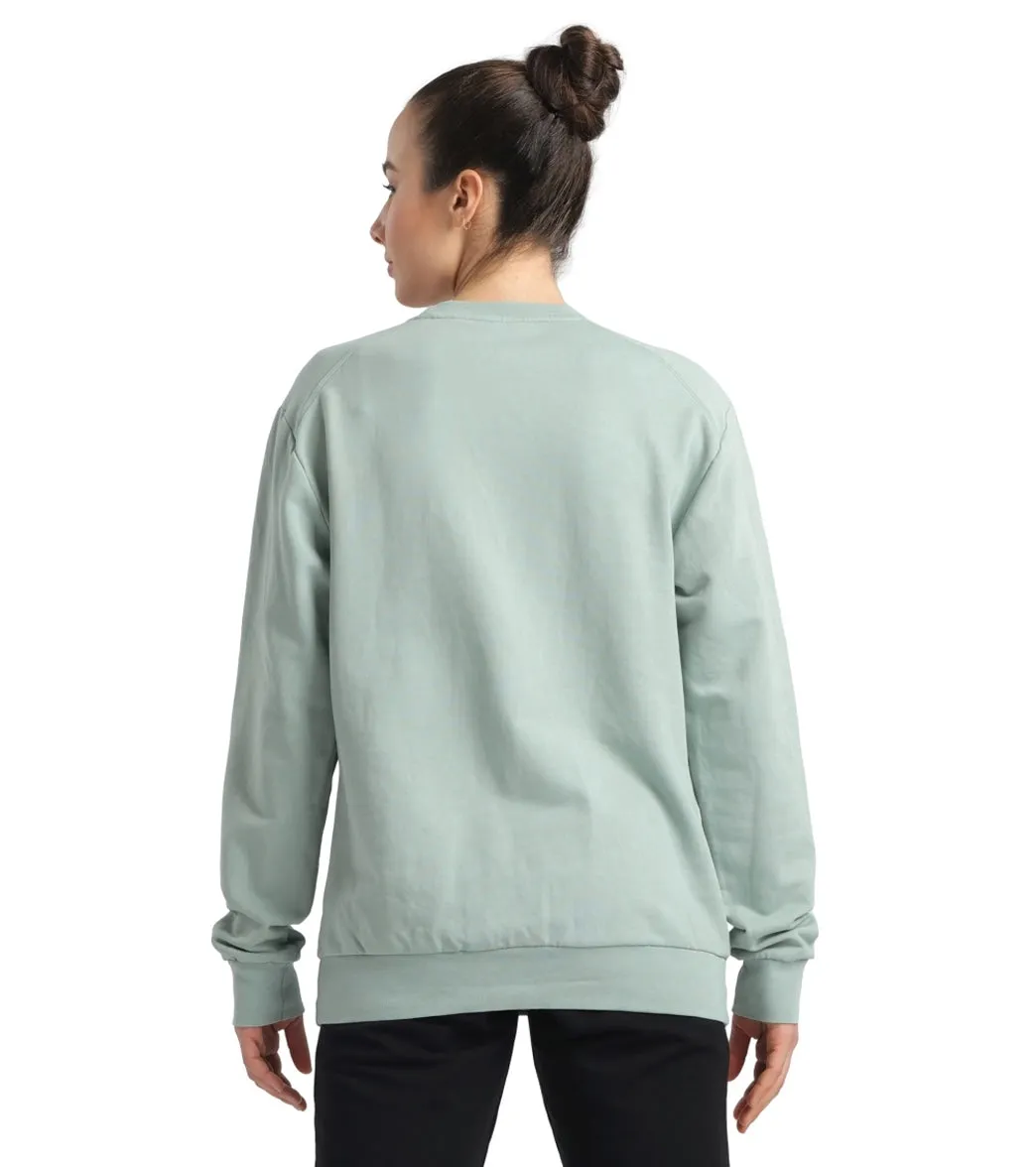 Arena Unisex Solid Crewneck Sweatshirt Jade