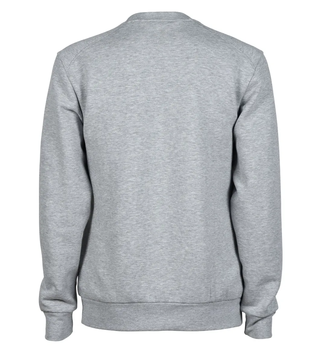 Arena Unisex Solid Crewneck Sweatshirt Medium Grey Heather