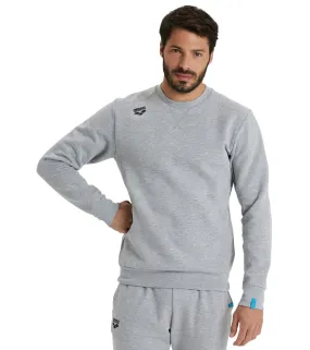 Arena Unisex Solid Crewneck Sweatshirt Medium Grey Heather
