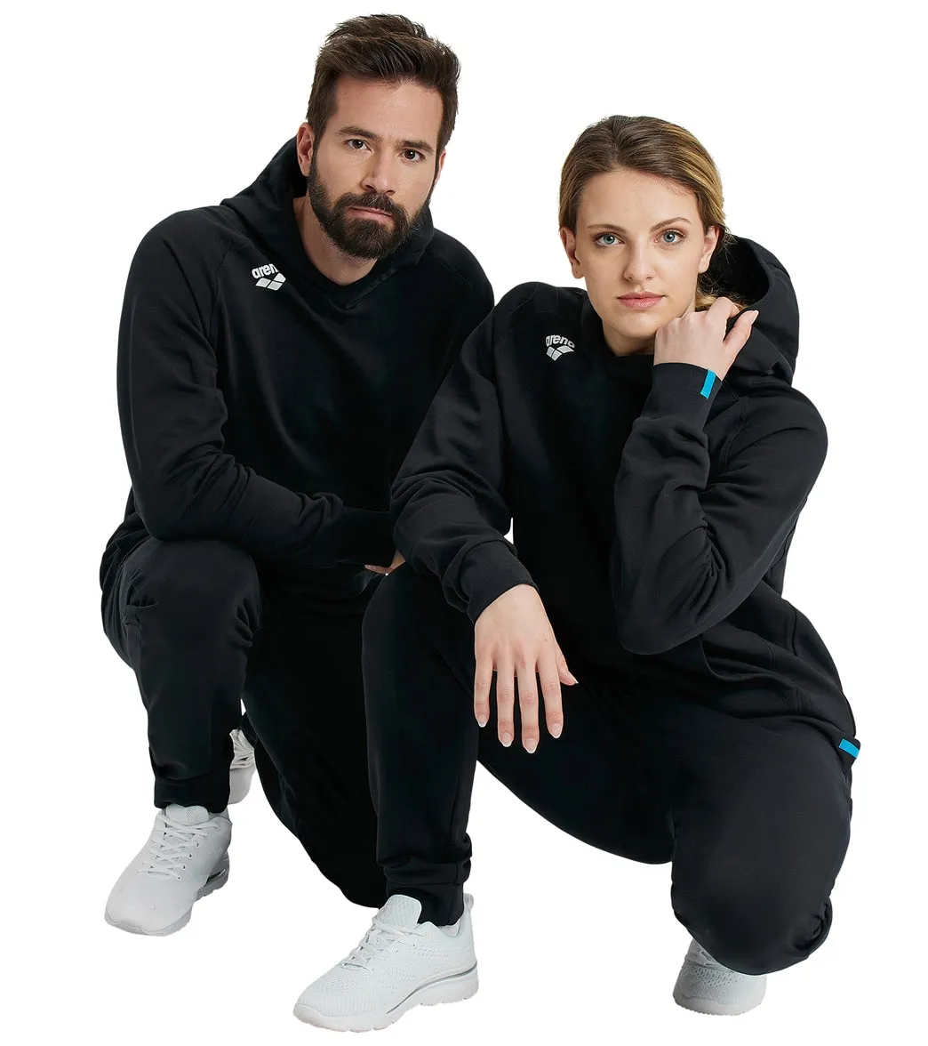 Arena Unisex Team Panel Pullover Hoodie Black