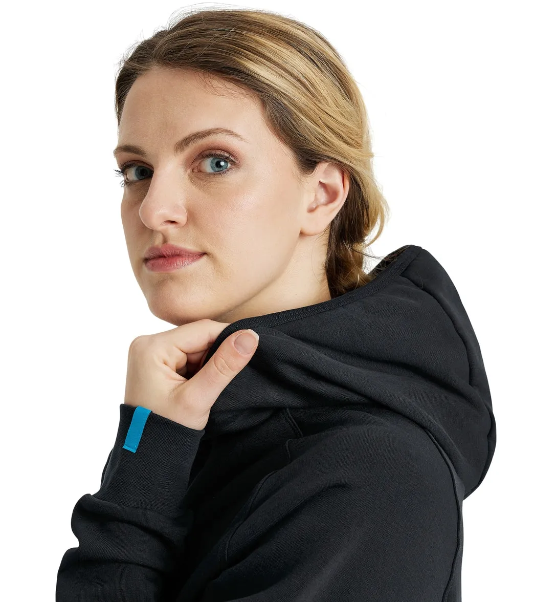 Arena Unisex Team Panel Pullover Hoodie Black