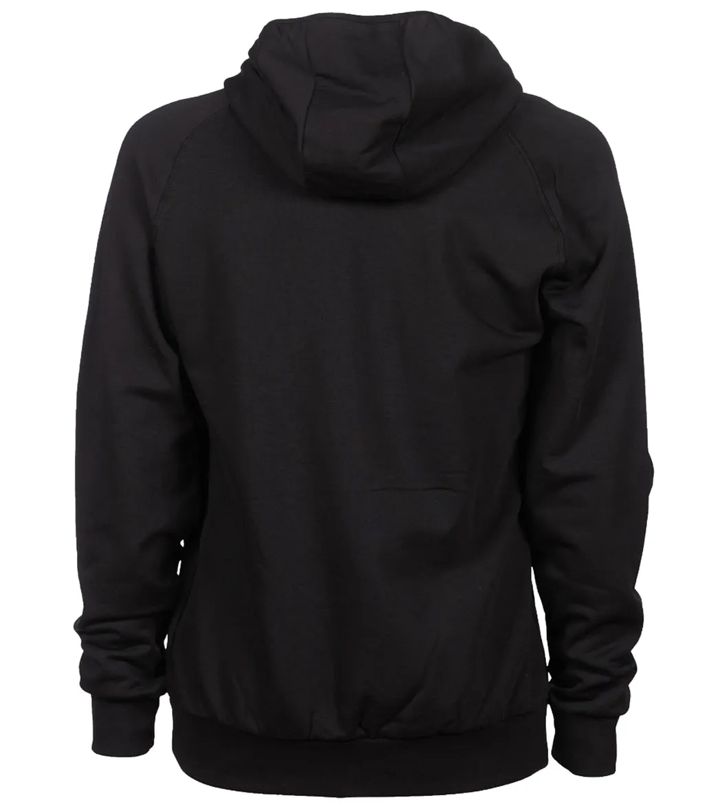 Arena Unisex Team Panel Pullover Hoodie Black