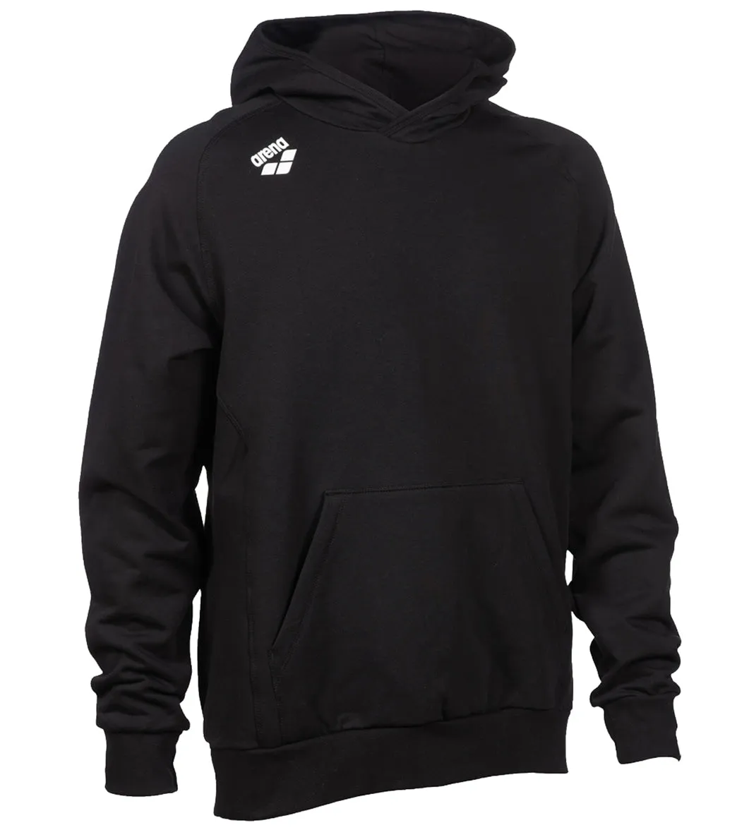 Arena Unisex Team Panel Pullover Hoodie Black