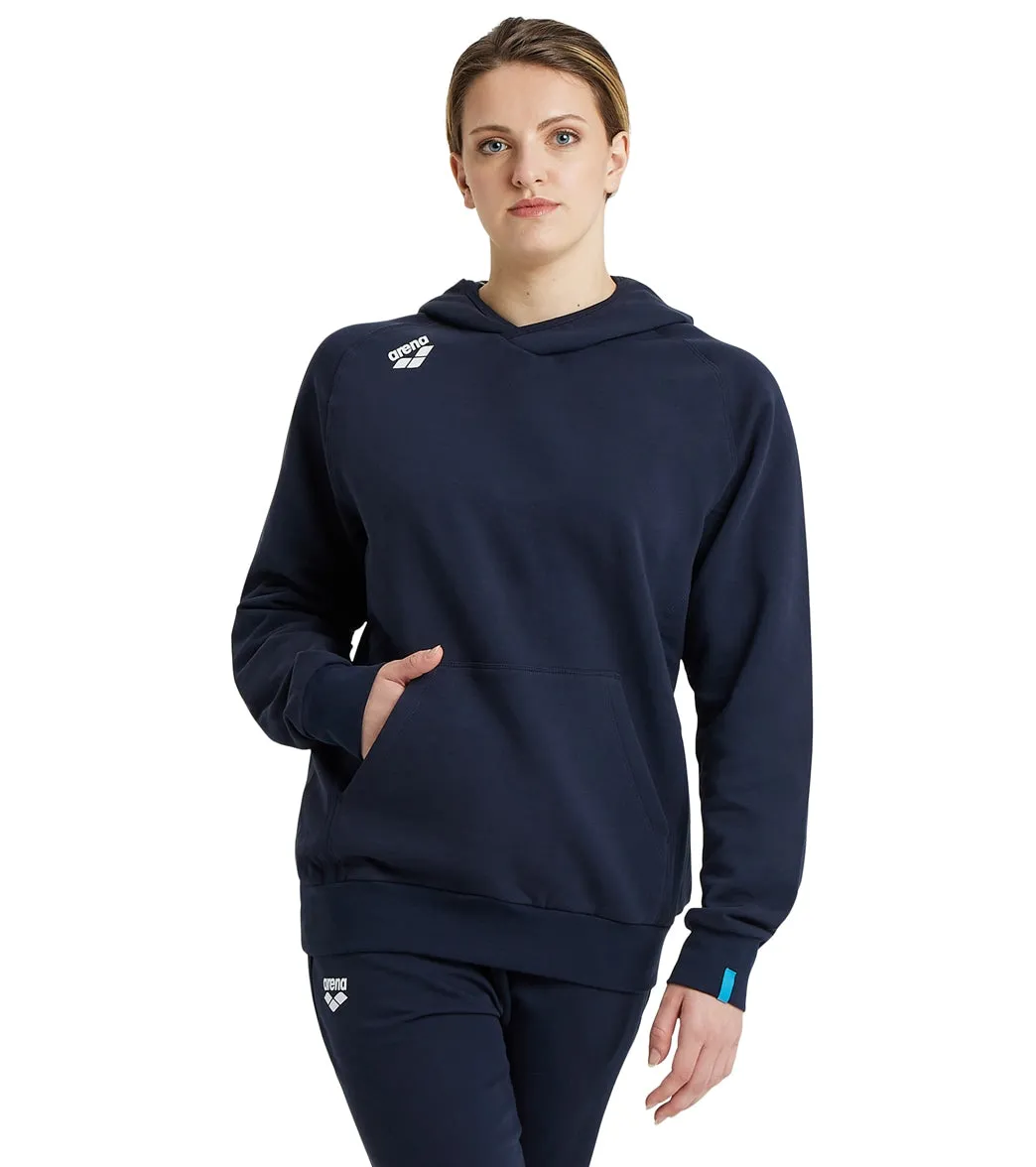 Arena Unisex Team Panel Pullover Hoodie Navy