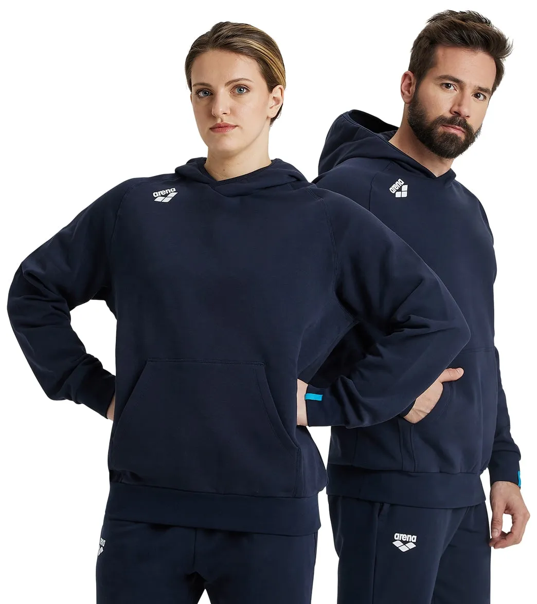 Arena Unisex Team Panel Pullover Hoodie Navy