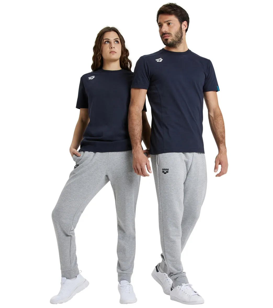 Arena Unisex Team Panel Short Sleeve T-Shirt Navy