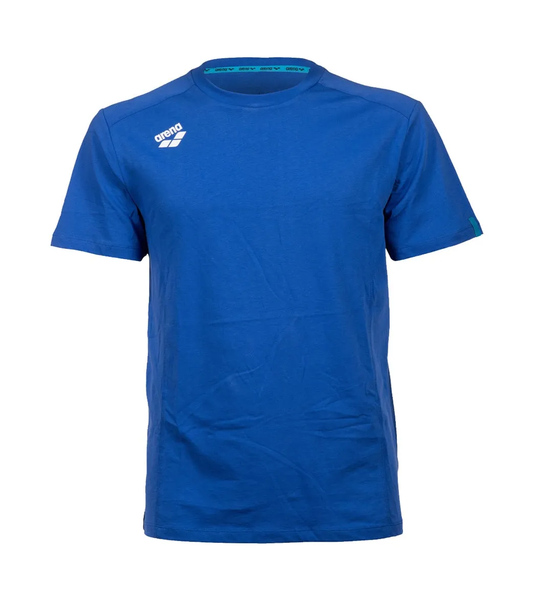 Arena Unisex Team Panel Short Sleeve T-Shirt Royal