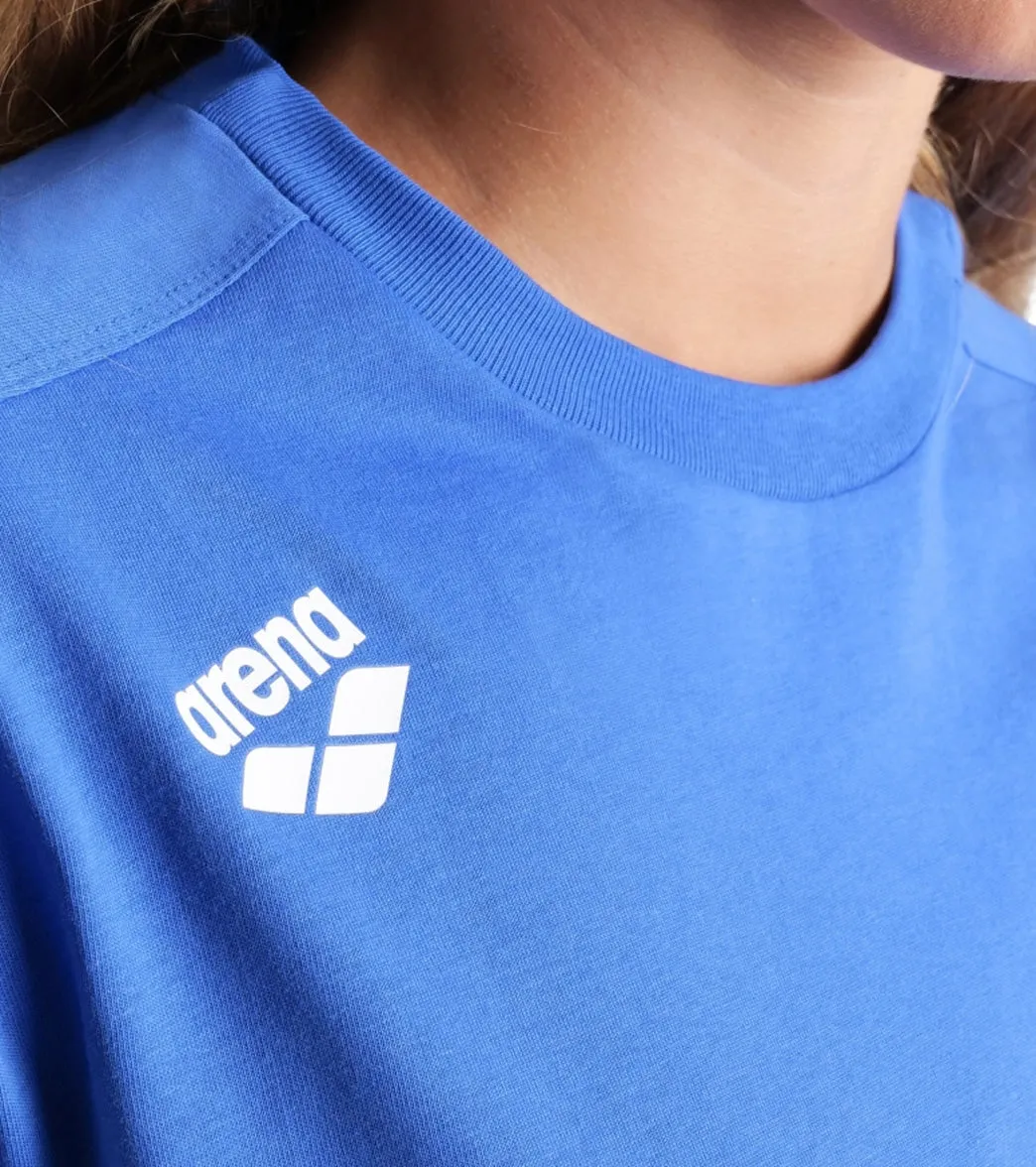 Arena Unisex Team Panel Short Sleeve T-Shirt Royal