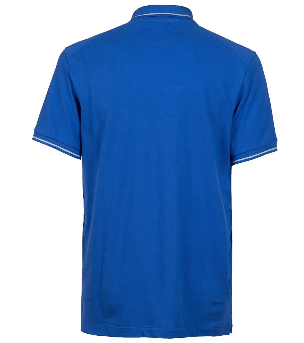 Arena Unisex Team Solid Cotton Short Sleeve Polo Royal