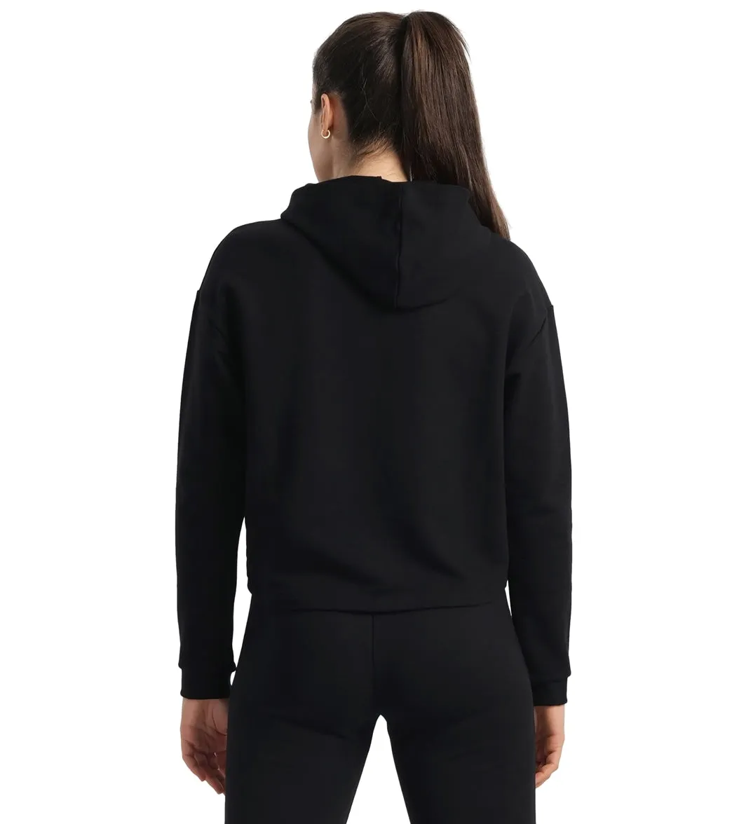 Arena Women's Fleece Pullover Hoodie Black