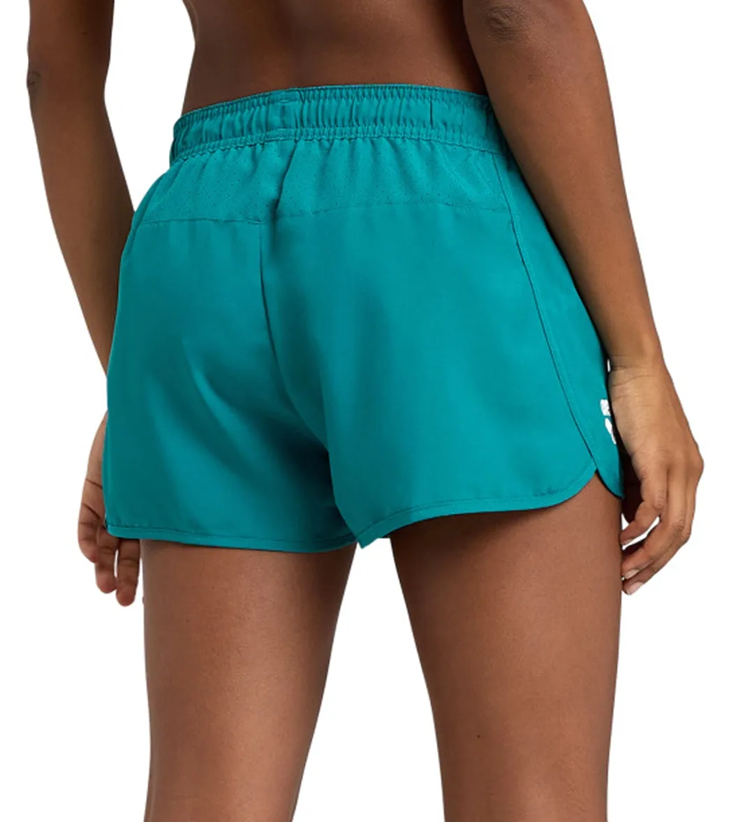 Arena Women's Solid Team Shorts Green Lake