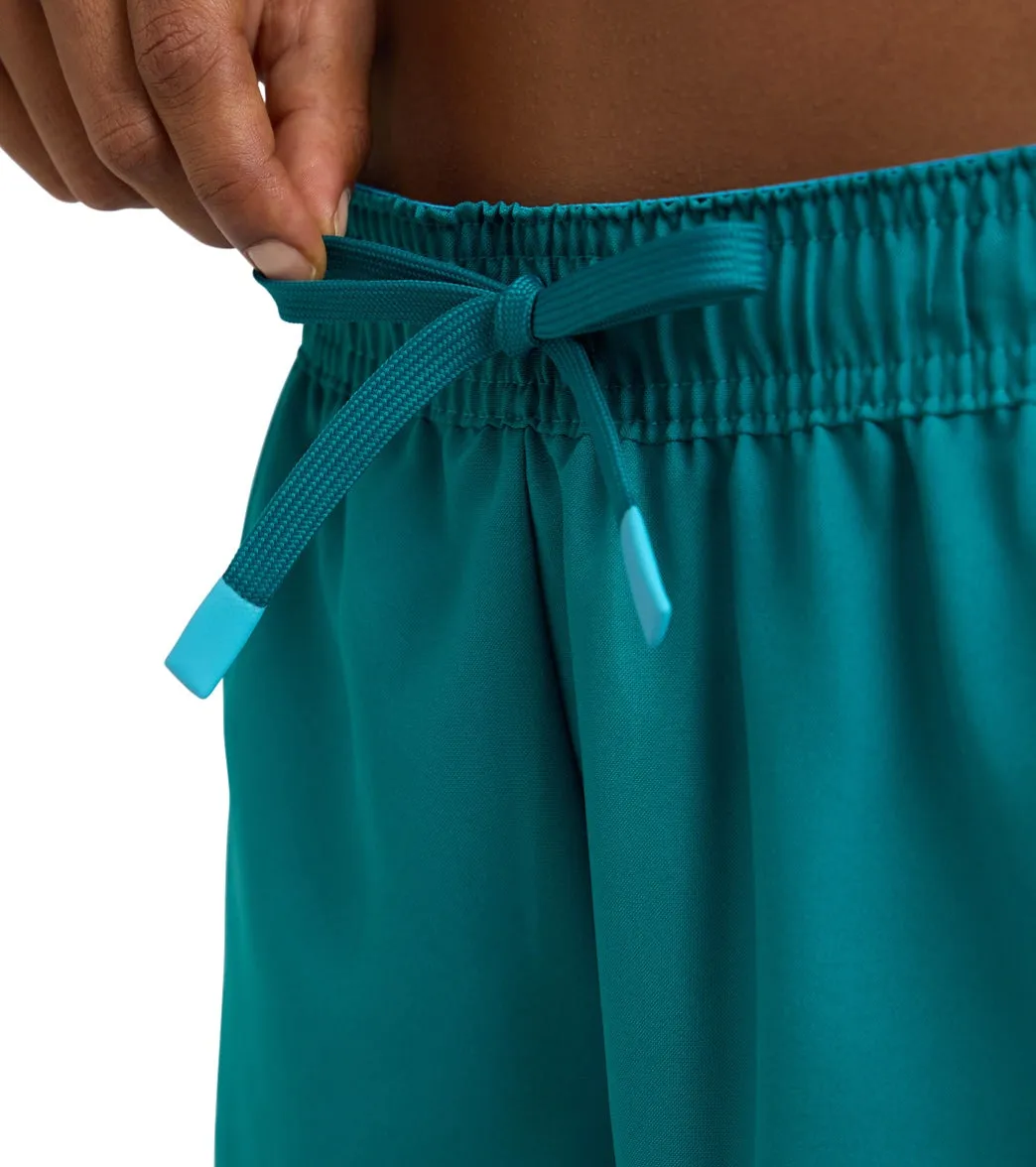 Arena Women's Solid Team Shorts Green Lake