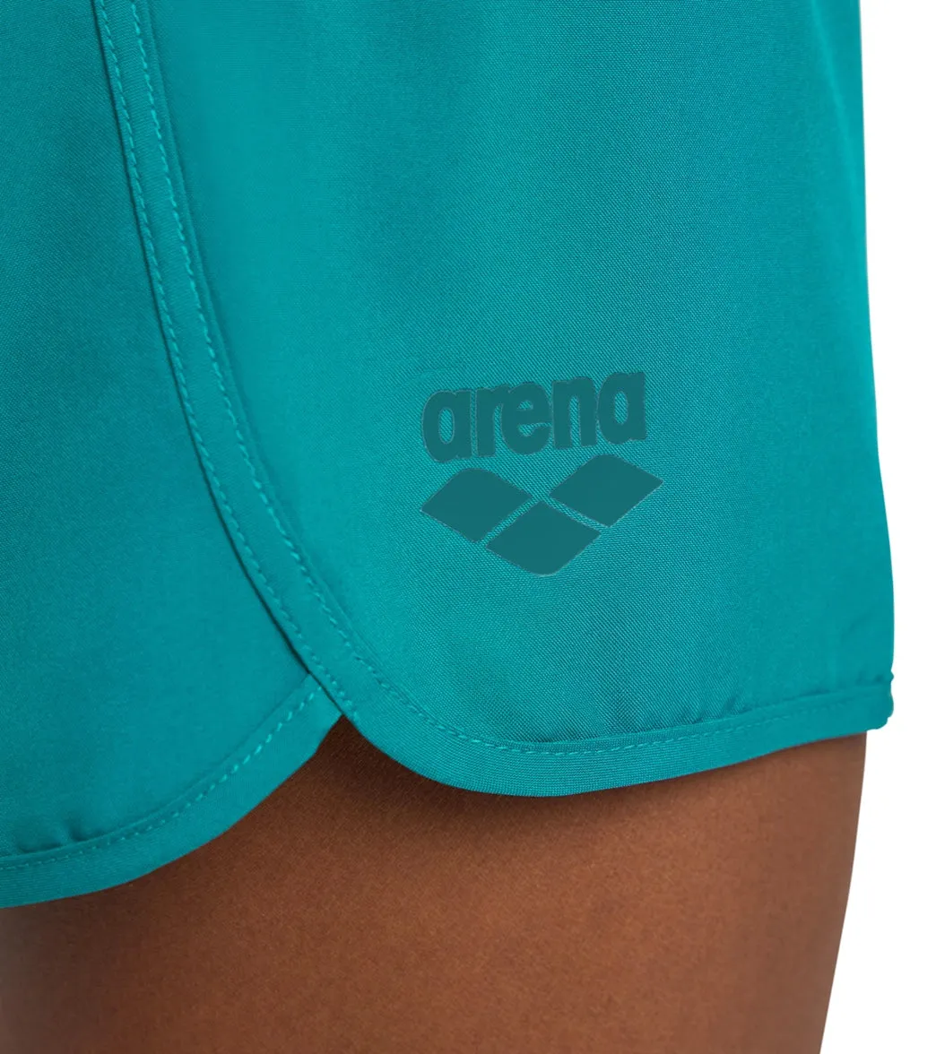 Arena Women's Solid Team Shorts Green Lake