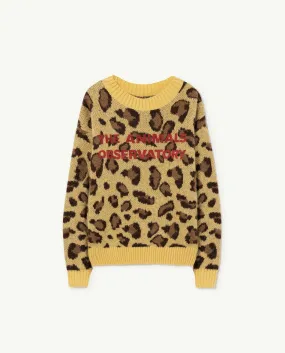Arty Bull Kids  Sweater - Yellow The Animals Observatory