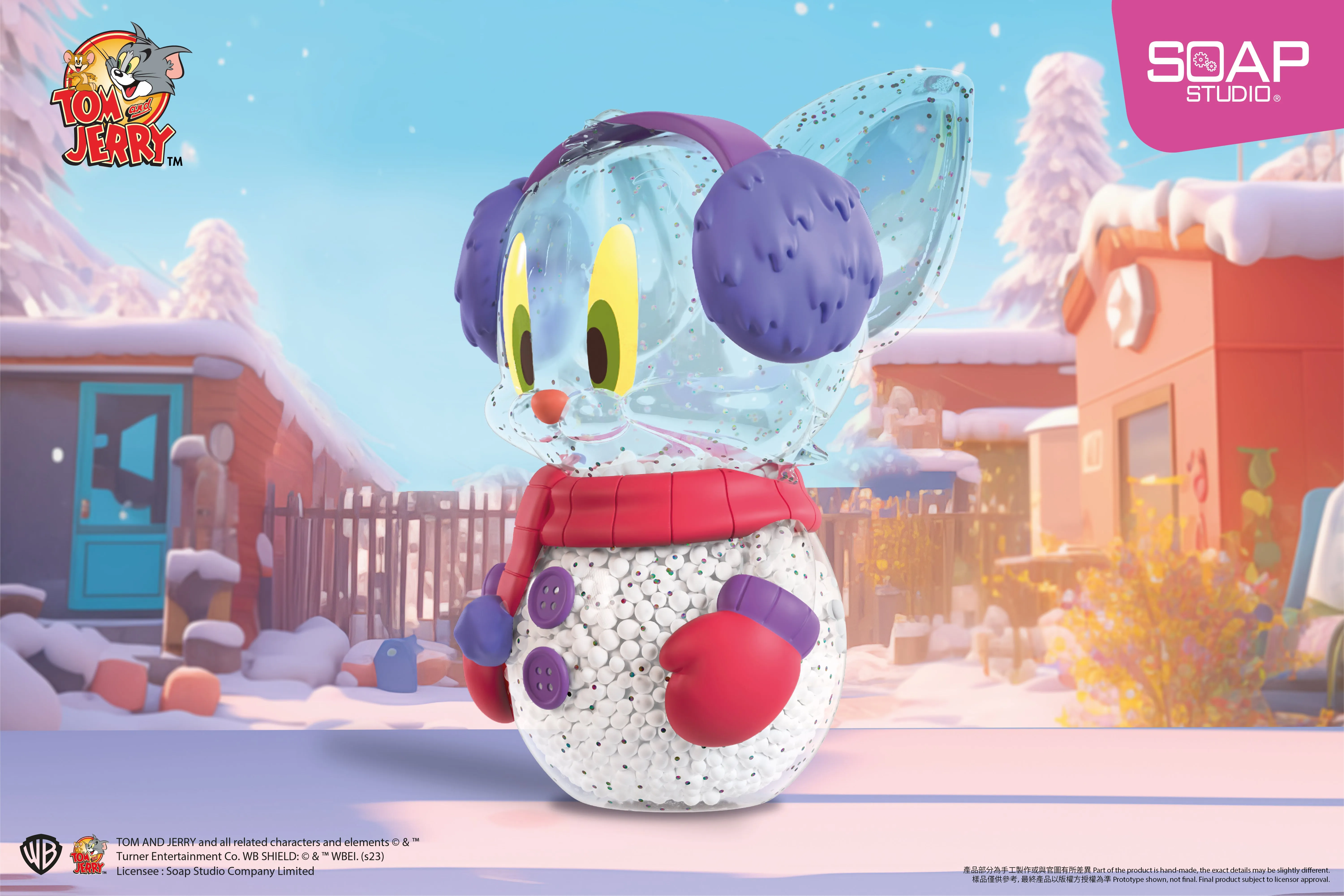 Beast Kingdom Soap Studio CA434 Tom and Jerry - Snowman Tom Blop Blop Figure