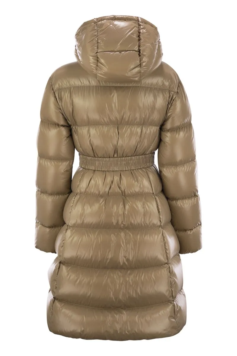 BELLEVUE - LONG DOWN JACKET WITH HOOD