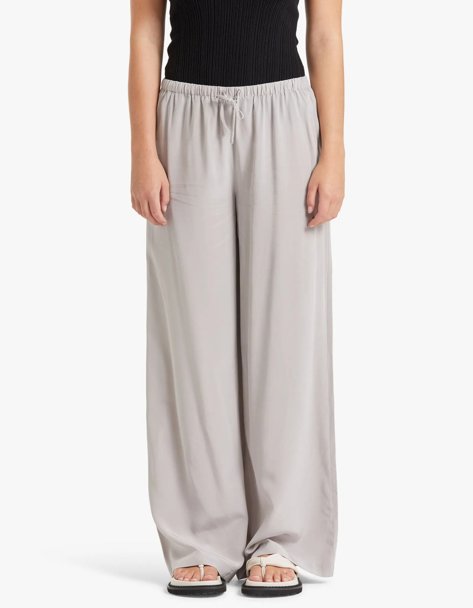 Blake Wide Leg Pant - Ash
