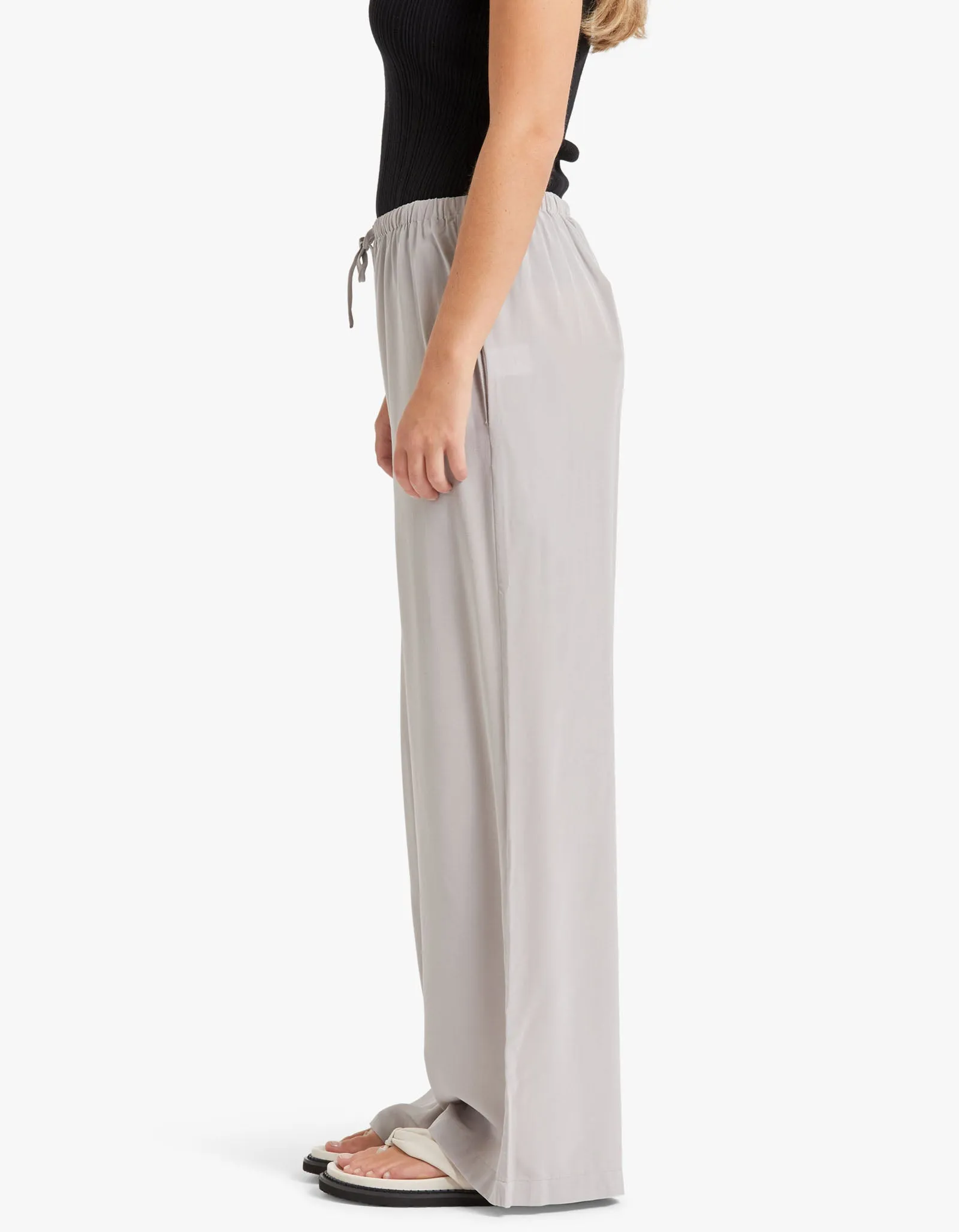 Blake Wide Leg Pant - Ash