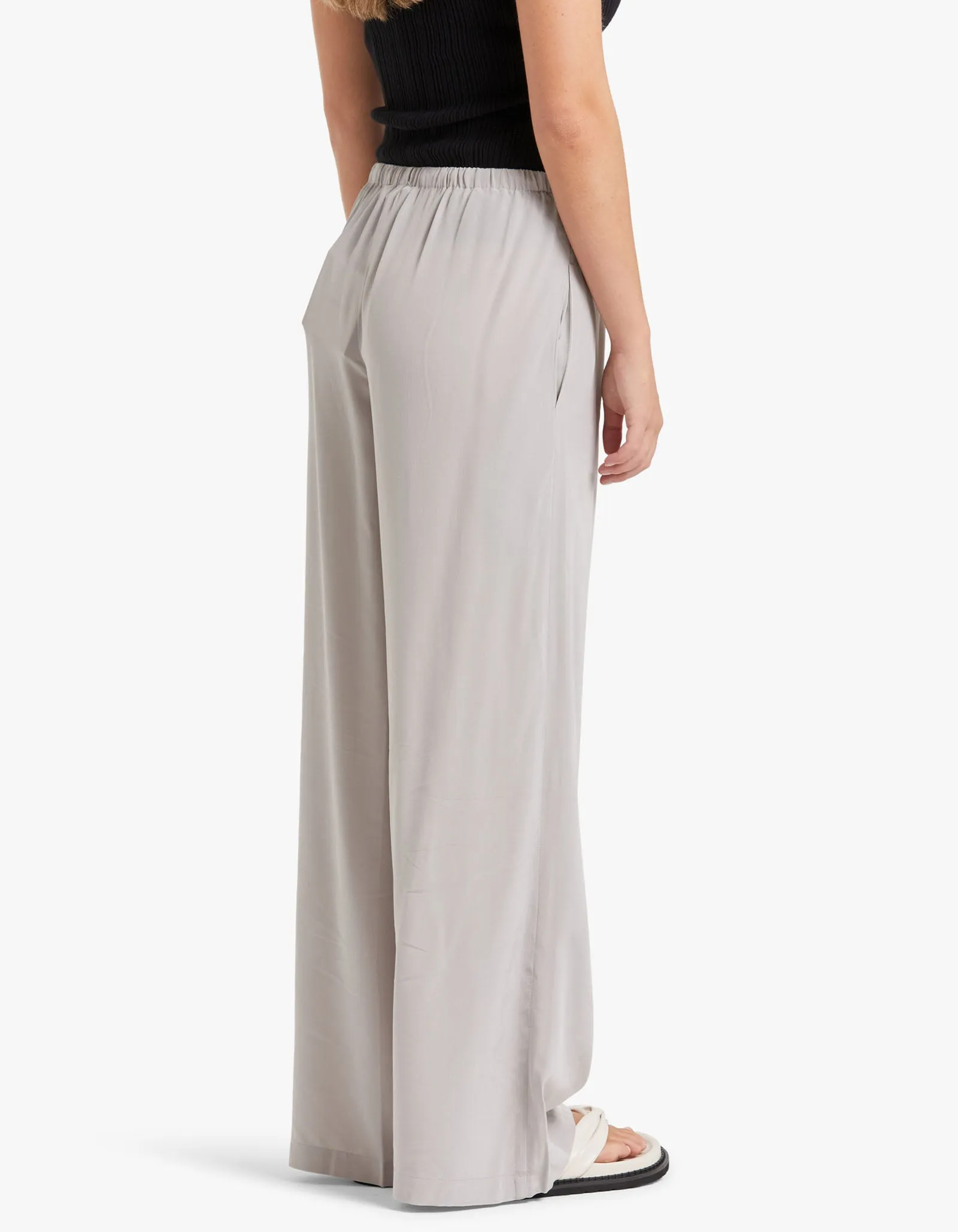 Blake Wide Leg Pant - Ash