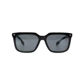 Burberry Men's Black Plastic Square Sunglasses BE4337F/3798/87
