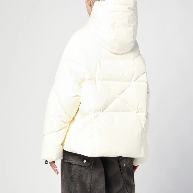 BUTTER COLOURED KHRIS ICONIC DOWN JACKET