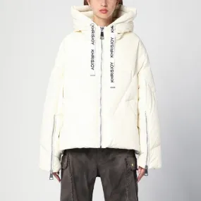 BUTTER COLOURED KHRIS ICONIC DOWN JACKET