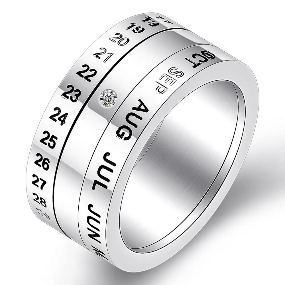 Calendario Spinner Ring