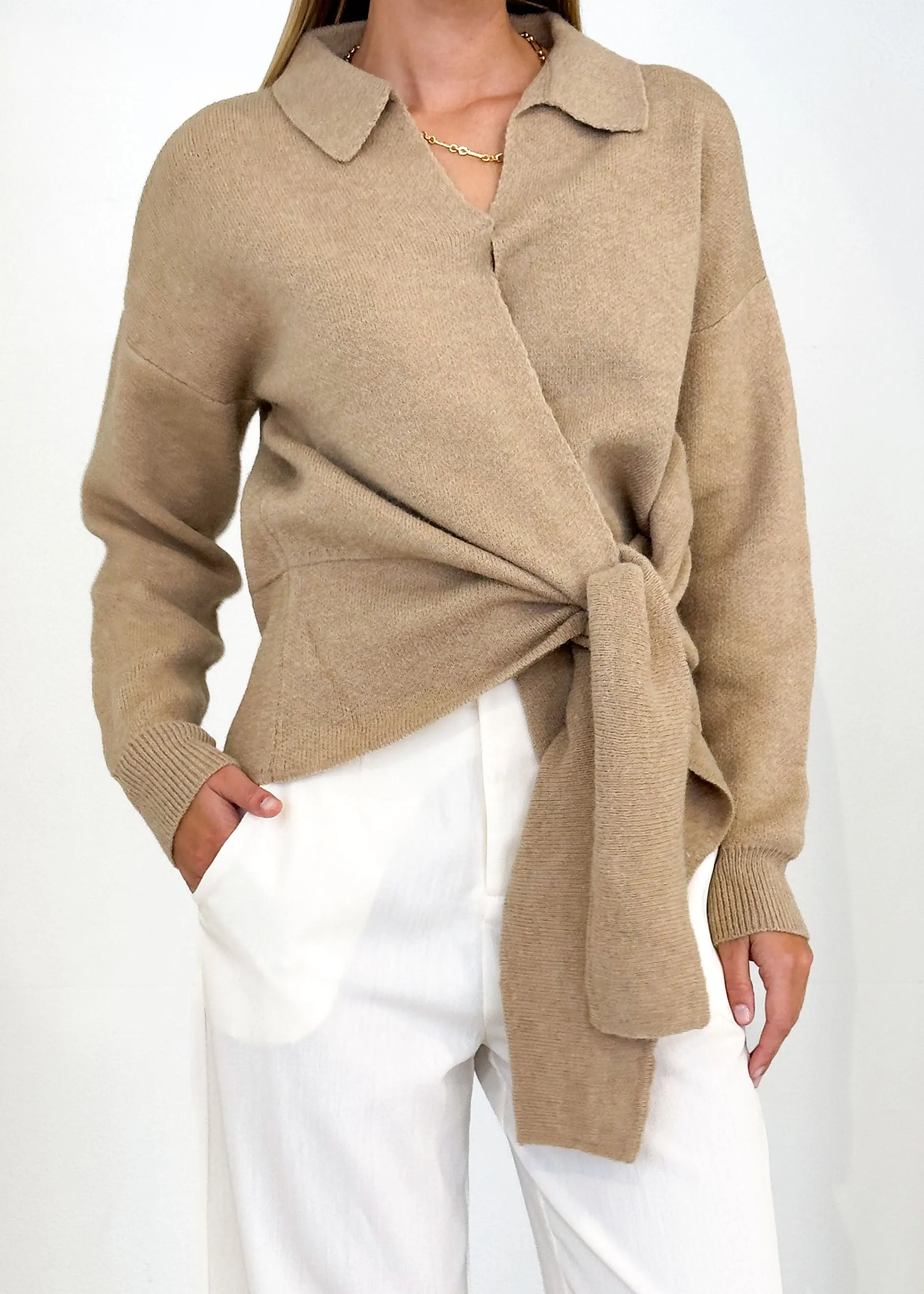 Calsie Sweater - Beige