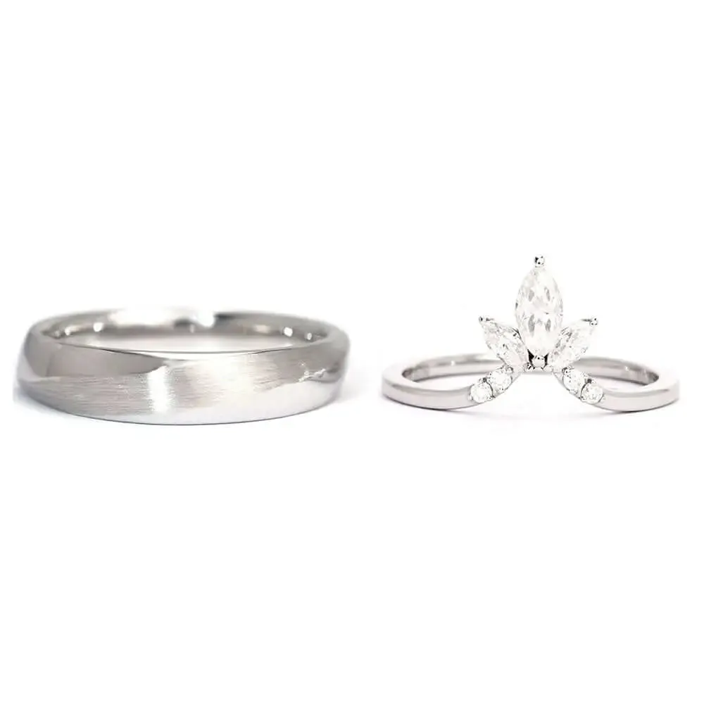 Cedella 18K Gold Wedding Rings