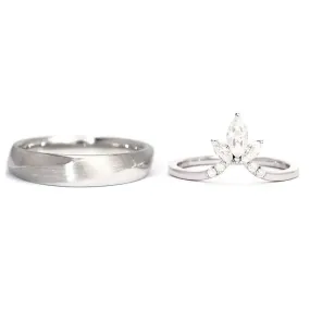 Cedella 18K Gold Wedding Rings