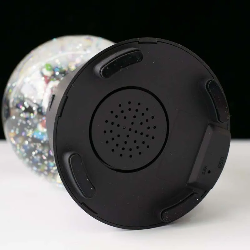 Christmas kids crystal ball Bluetooth audio rotary music box