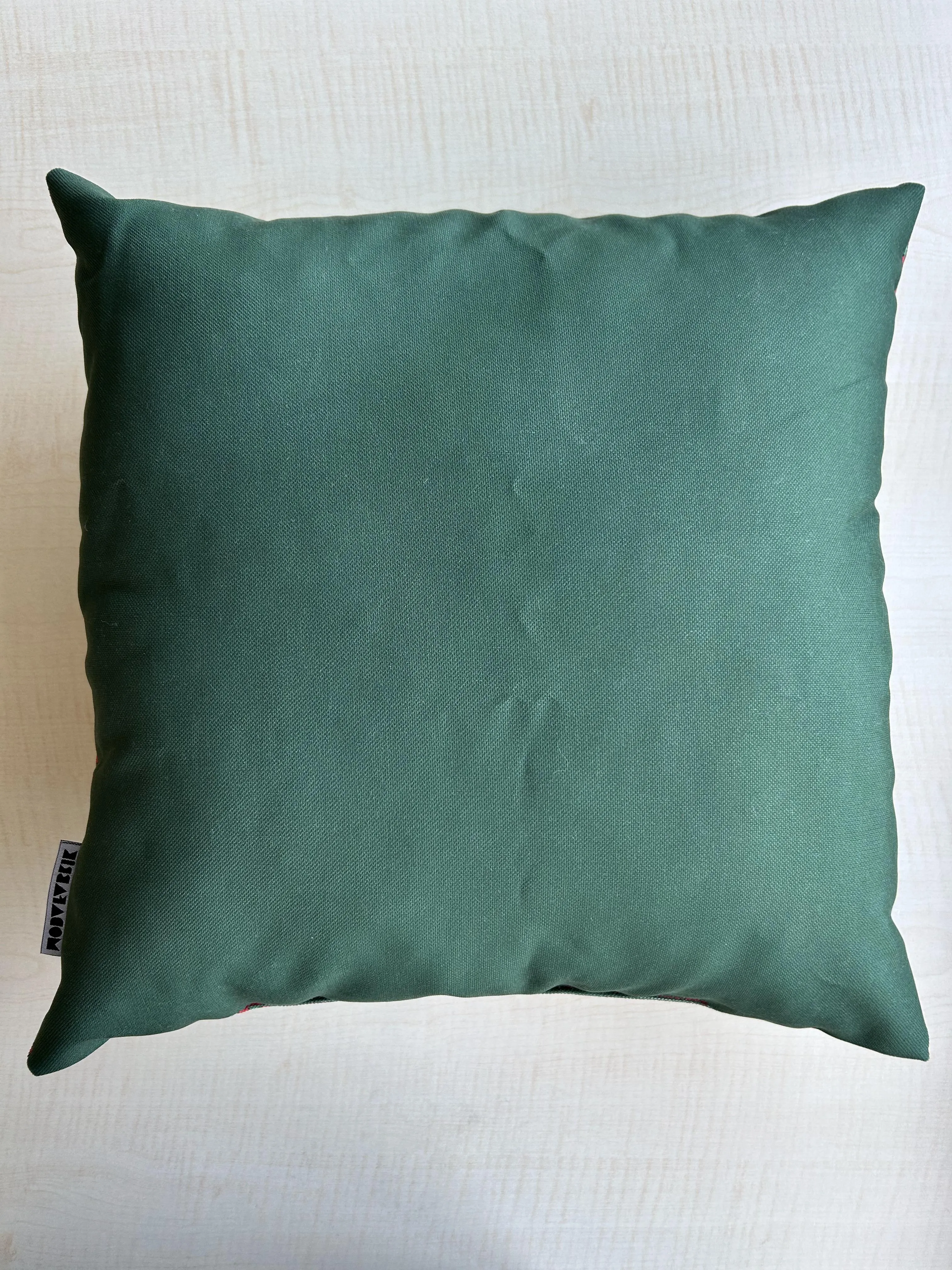 Christmas Pillow Cover, New Year Pillow Cover, Holiday Greetings Pattern Pillow Cover, Square