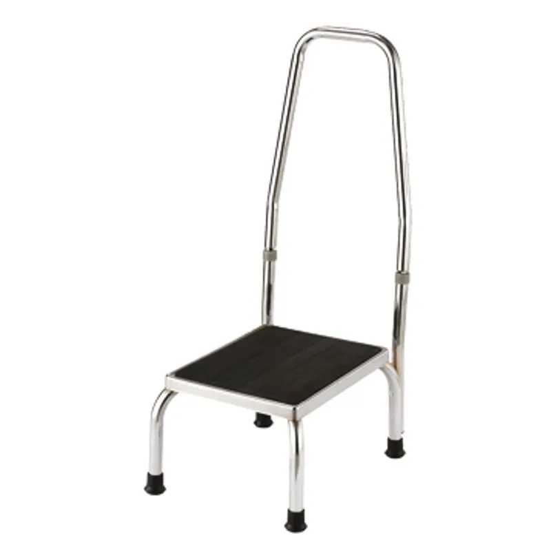 Chromed Steel Footstool