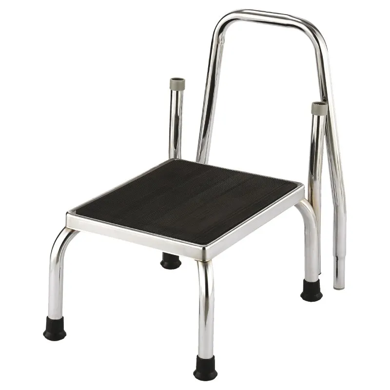 Chromed Steel Footstool