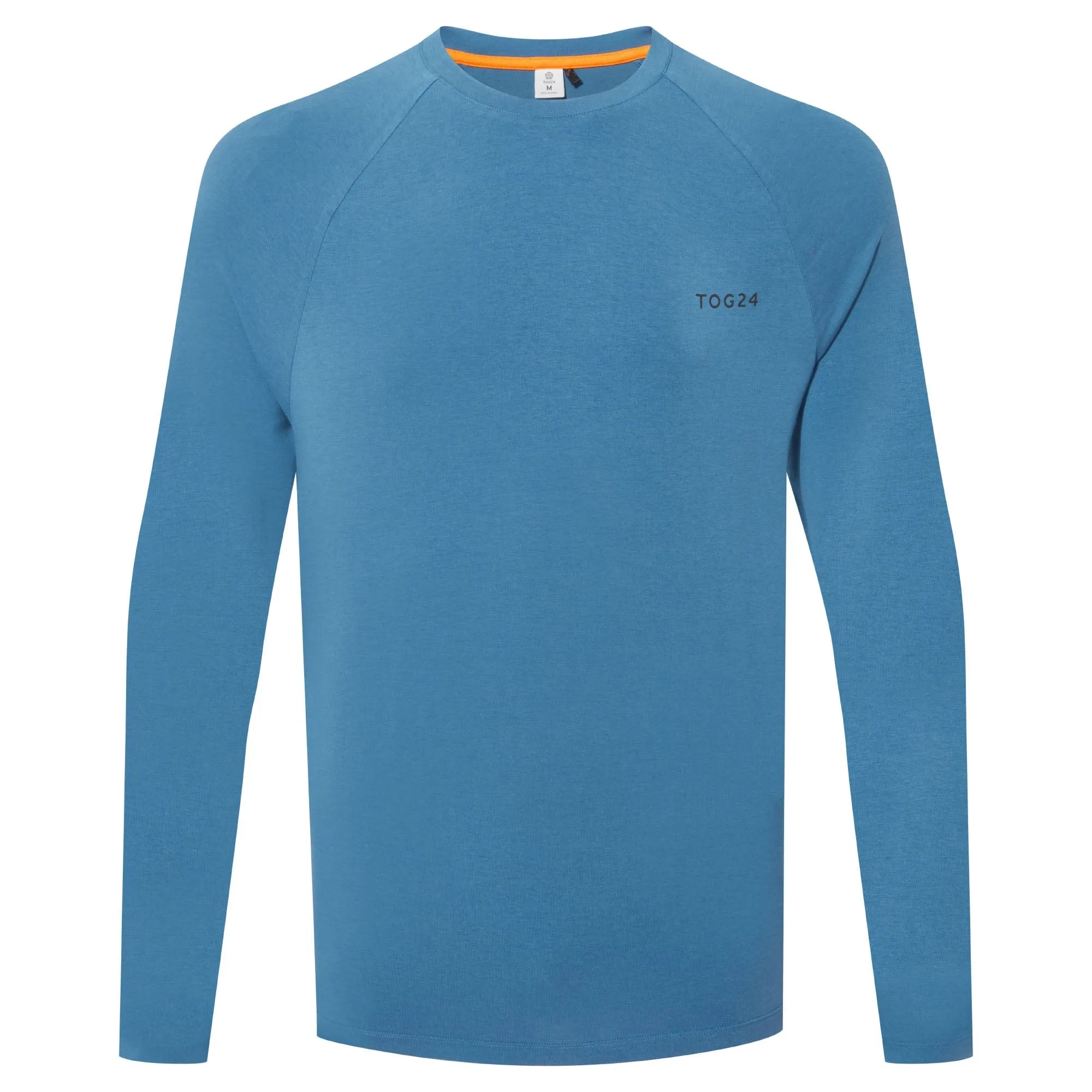 Clamber Mens Long Sleeve Tech Top - Deep Denim Marl