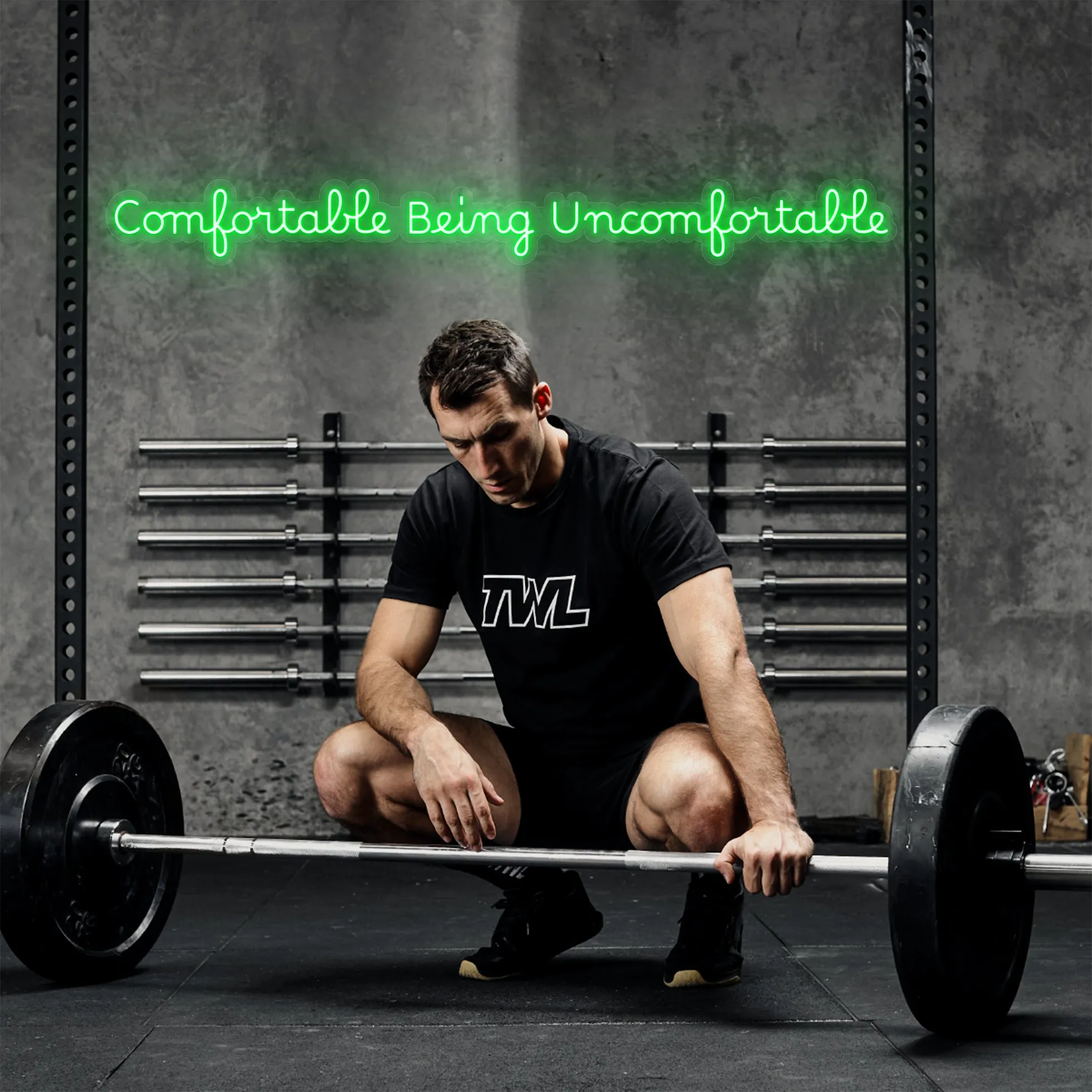 Comfortable Being Uncomfortable LED Neon Sign - MADE TO ORDER