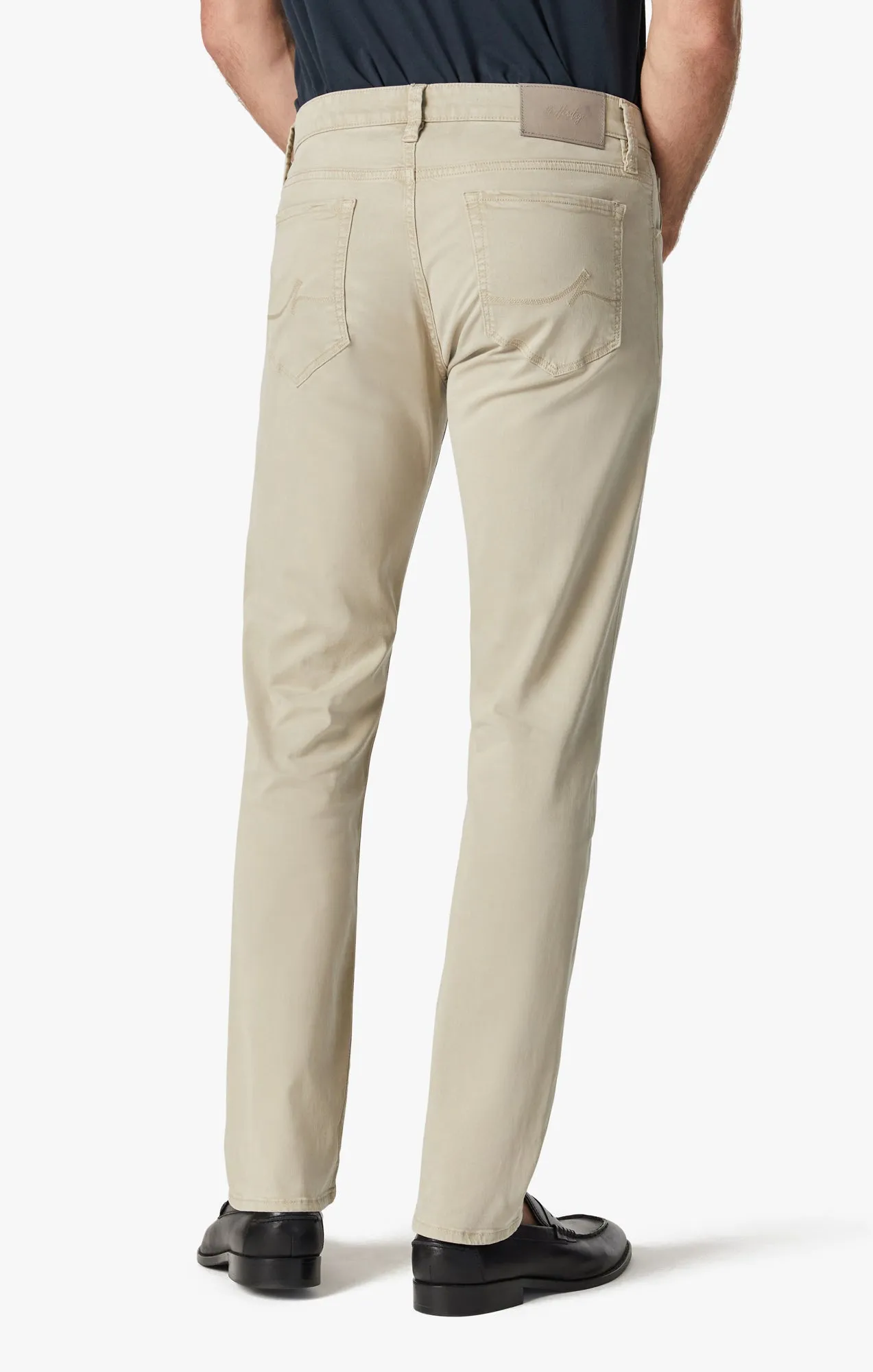 Courage Straight Leg Pants In Aluminum Twill