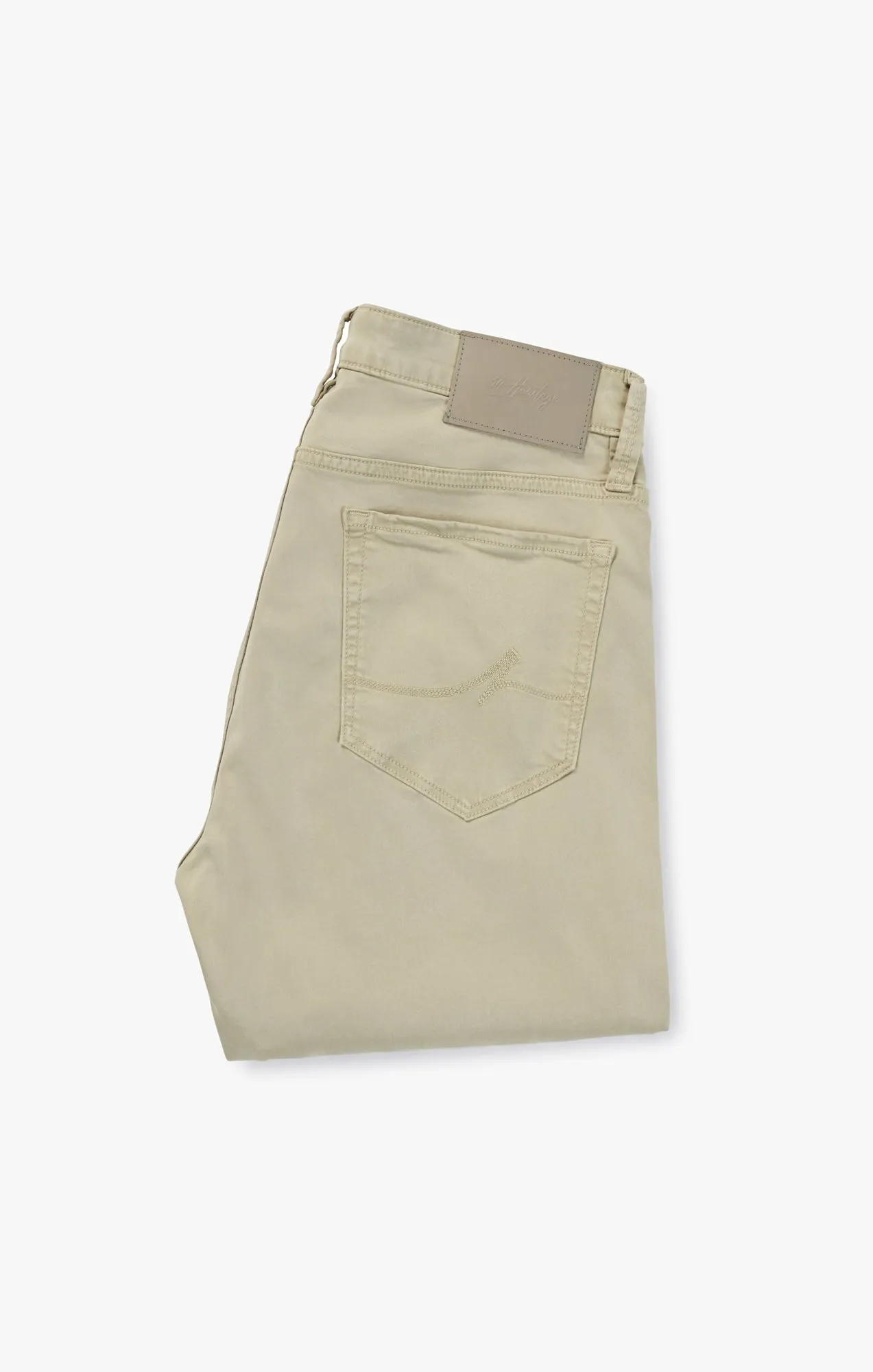 Courage Straight Leg Pants In Aluminum Twill