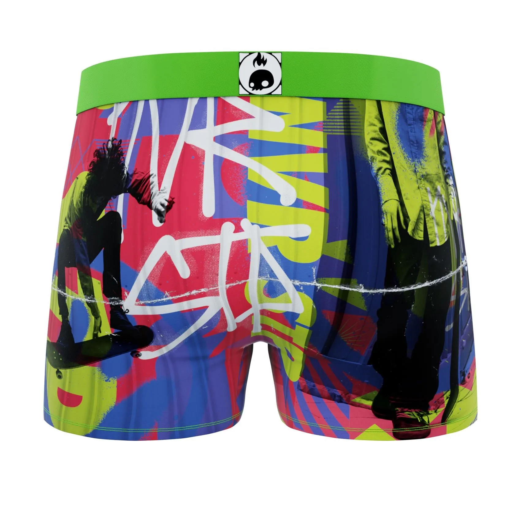 CRAZYBOXER Sports Skate Men's Boxer Briefs (3 pack)