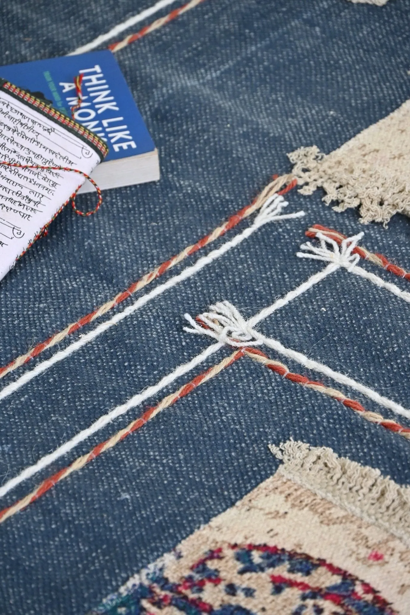 DEVSARA - HAND EMBROIDERED WITH PATCHWORK RUG