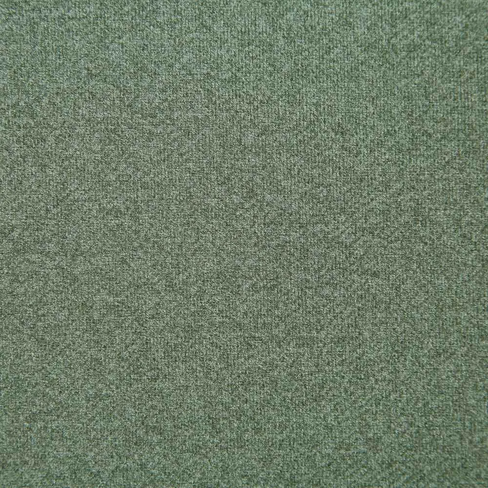 Elystan Oval Headboard Upholstered Bed, Olive Green Fabric