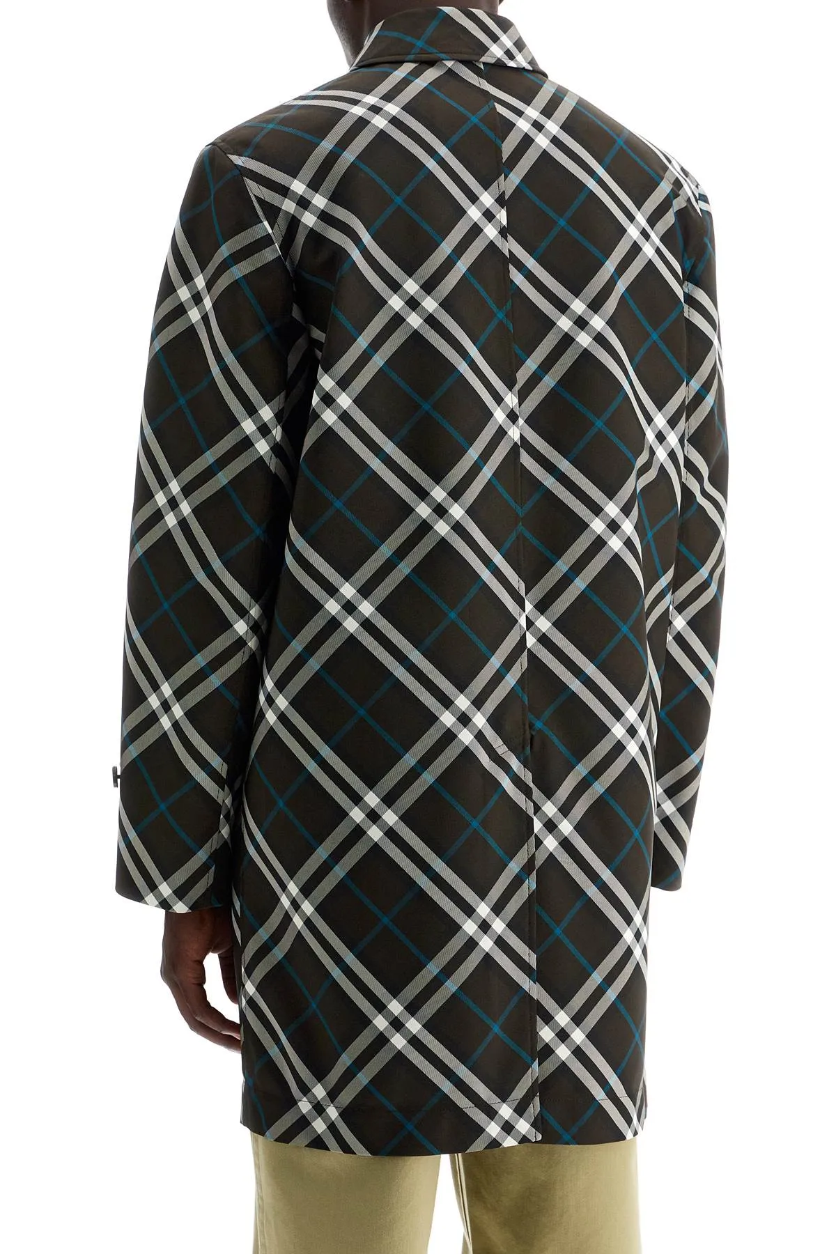 ERED\N\N'CHECKERED NYLON CAR COAT