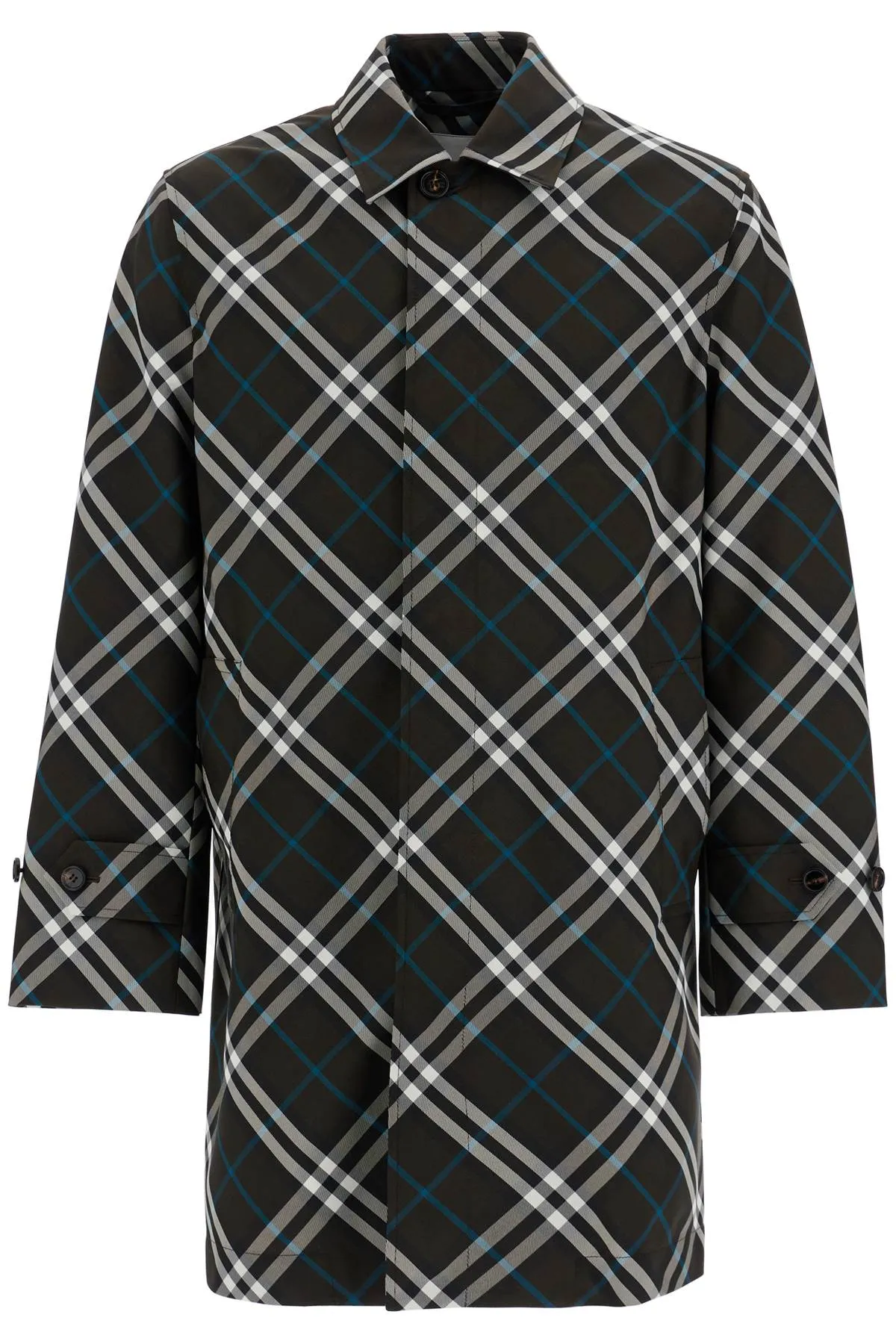 ERED\N\N'CHECKERED NYLON CAR COAT